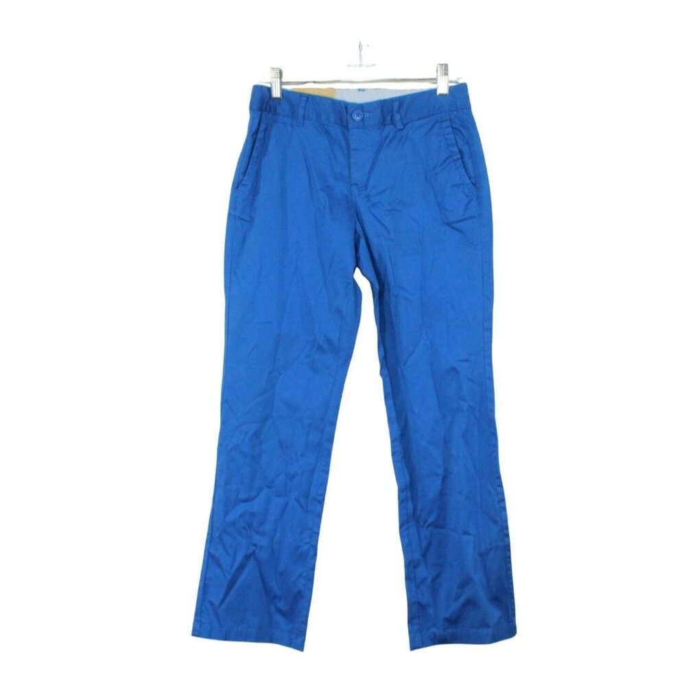 LL Bean Favorite Fit Trousers Chino Cotton Spandex Size 2 Petite Classic